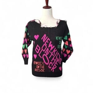 Vintage New Kids On The Block Knit Sweater